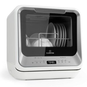 Klarstein Amazonia Mini, mosogatógép, 6 program, LED kijelző, ezüst
