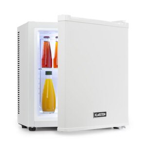 Klarstein Secret Cool, mini hűtőszekrény, minibár, 13 l, G energiaosztály, 0 dB, fehér