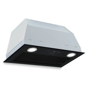 Klarstein Paolo, páraelszívó, beépített, 52,5 cm, levegőelszívás 600 m³/ó, LED, fekete