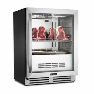 Klarstein Steakhouse Pro, hűtőszekrény húsok érleléséhez, 1 zóna, 98 l, 1 – 25 °C, dotyková, ušľachtilá oceľ