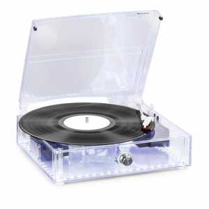 Auna ClearTech, lemezjátszó, 33/45/78 rpm, Bluetooth, sztereó hangszórók