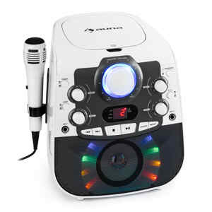 Auna StarMaker 2.0, karaoke rendszer, bluetooth, CD lejátszó, mellékelve mikrofon
