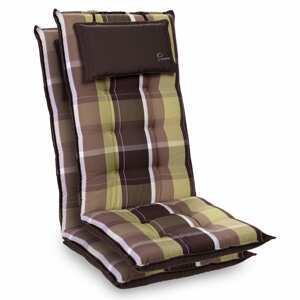 Blumfeldt Sylt, üléspárna, üléspárna székre, magas háttámla, párna, poliészter, 50 x 120 x 9 cm, 2 x ülőpárna