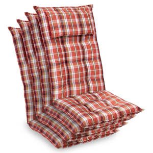 Blumfeldt Sylt, üléspárna, üléspárna székre, magas háttámla, párna, poliészter, 50 x 120 x 9 cm, 4 x alátét
