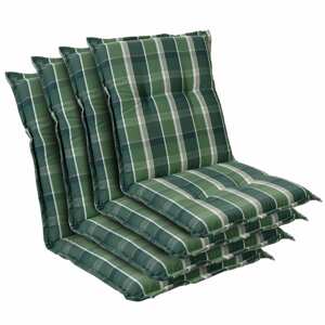 Blumfeldt Prato, üléspárna, üléspárna székre, alacsony háttámla, kerti székre, poliészter, 50 x 100 x 8 cm, 4 x huzat