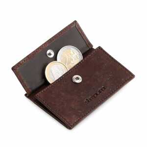 Slimpuro Coin Pocket RFID kártyavédelemmel a ZNAP Slim Wallets  8 és 12 termékekhez, gombbal