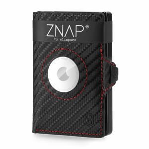 Slimpuro ZNAP Airtag Wallet, 8 kártya, érmés rekesz, 9 x 1,5 x 6 cm (SZ x M x M), RFID-védelem