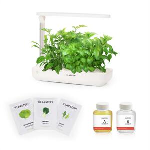 Klarstein GrowIt Flex Starter Kit Salad, kezdő csomag, 9 növény, 18 W-os LED, 2 l, Salad Seeds vetőmagok