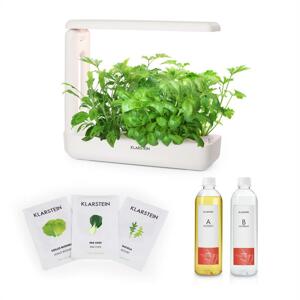 Klarstein GrowIt Cuisine Starter Kit Salad, 10 növény, 25 W LED, Salad seeds vetőmagok, tápoldat